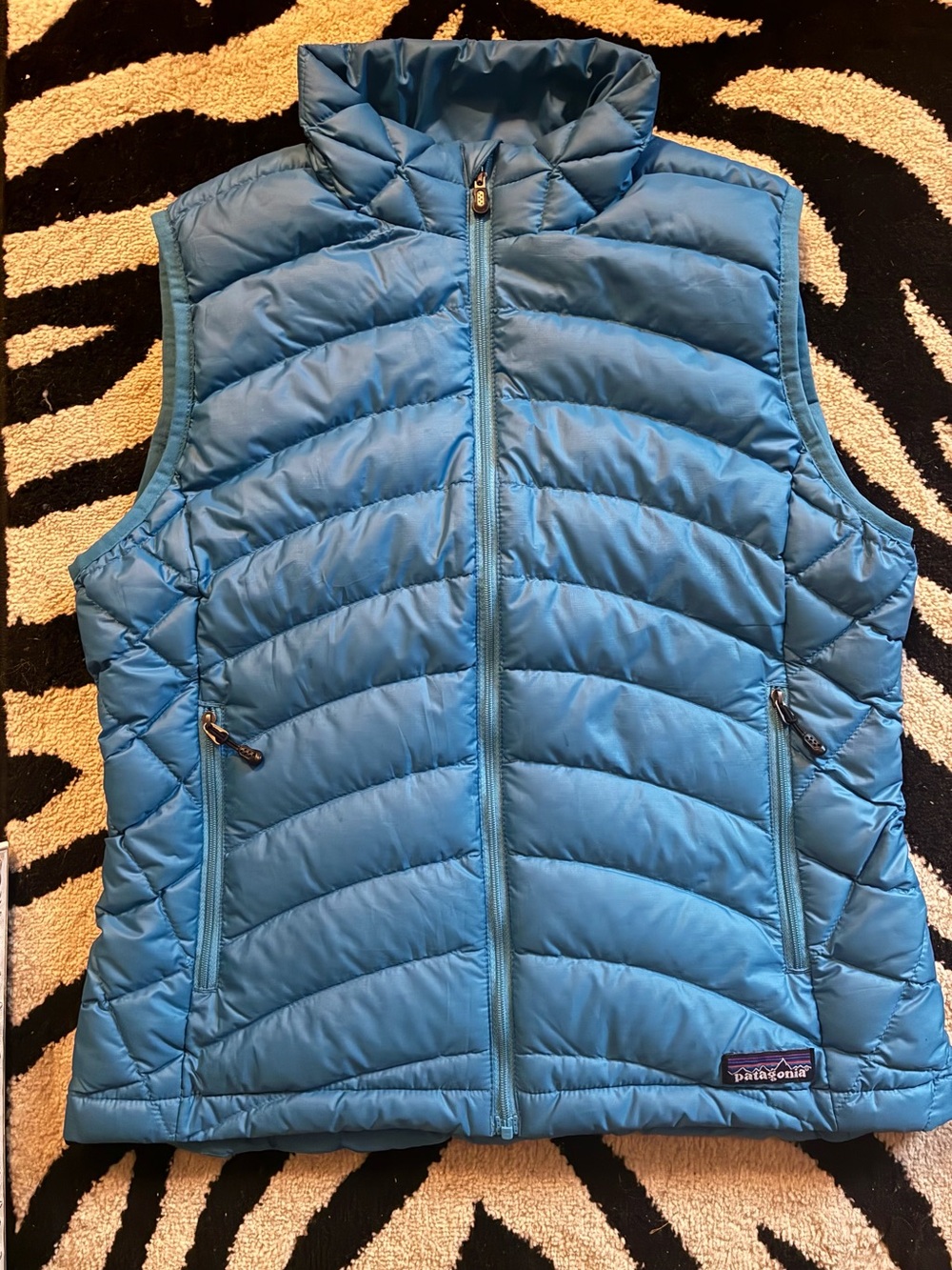 Patagonia Women's Light Blue Quilted Puffer Vest